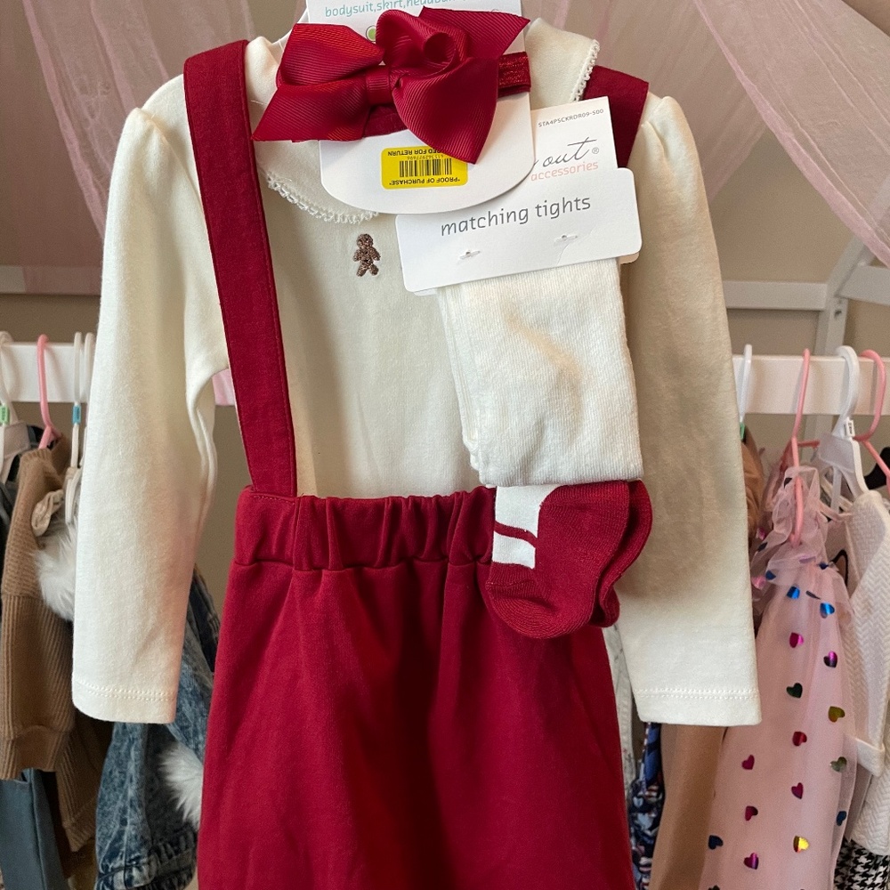 Starting Out- Christmas 4 piece Outfit